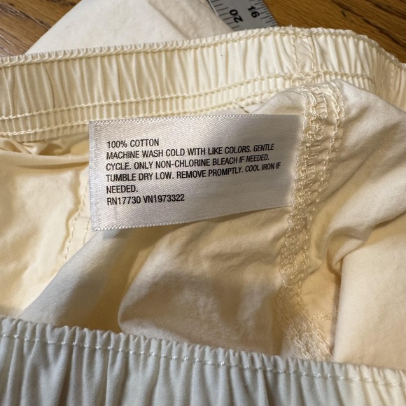 Wild Fable Cargo Pant Womens L Off White Utility D-Ring Target Lightweight Baggy - Picture 4 of 8